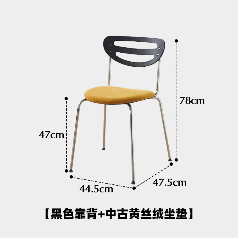 Nordic einfache esszimmer stuhl mittelalterlichen massivholz edelstahl stuhl hause designer restaurant rückenlehne hocker 