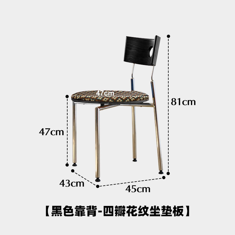 Mittelalterlicher Esszimmerstuhl, dänischer Designerstuhl, Rückenlehne aus massivem Holz, Buchschreibtischstuhl, Haushaltsstuhl für kleine Wohnungen, Freizeitstuhl 