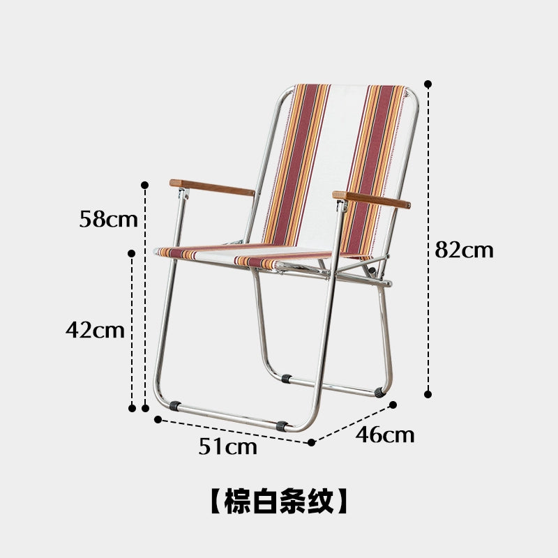 Outdoor klappstuhl Ins Popularcamping stuhl Tragbare ins wind mittagessen lounge stuhl Balkon casual dining stuhl 