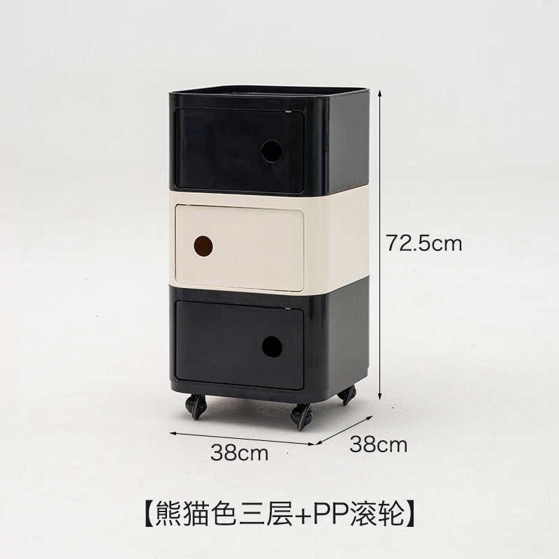 Beweglicher Nachttisch Einfacher mittelalterlicher Lagerschrank Ins Popularins Windregal Kleine Wohnung Seitenschrank 