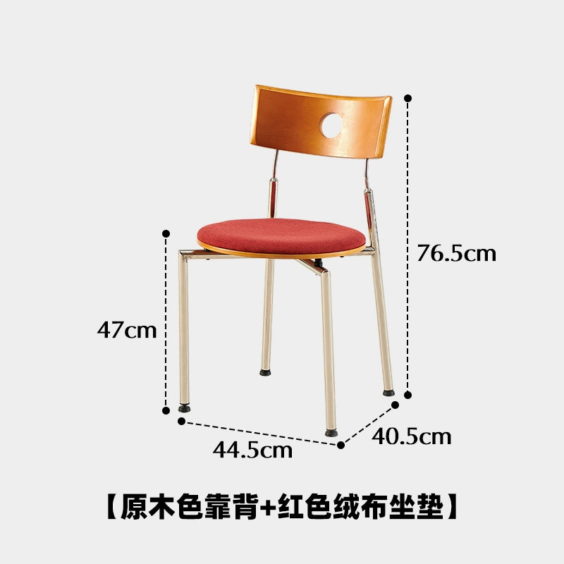 Nordic medieval stuhl massivholz zurück esszimmer stuhl licht luxus senior designer schreibtisch stuhl Ins Popularleisure 