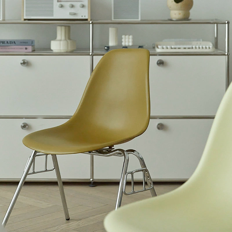 Eames Stuhl Mittelalterlicher Designer Esszimmerstuhl Ins Popularins Einfacher Stuhl mit Rückenlehne 