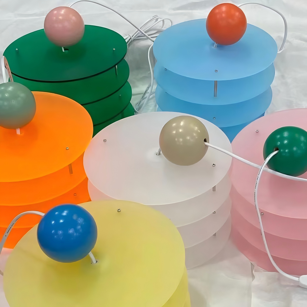 Niedliche Kinderzimmer Schlafzimmer Nachttischlampe Veranda Creme Wind Kronleuchter Kreative Memphis Bar Hängelampe 