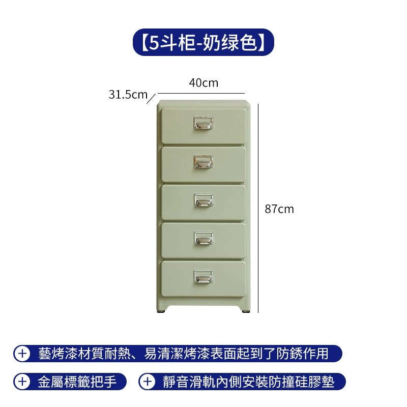 Metallschubladen, Kommodenschränke, Schlafzimmer an der Wand, Nachttische, mittelalterlicher Industriestil, Wohnzimmeraufbewahrung 