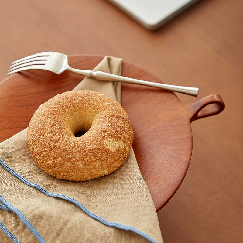 Mittelalterliches Tablett aus Massivholz in Wabi-Sabi-Windtablett, Aufbewahrungsornament, Schreibtischregal, Fotografie-Requisiten 