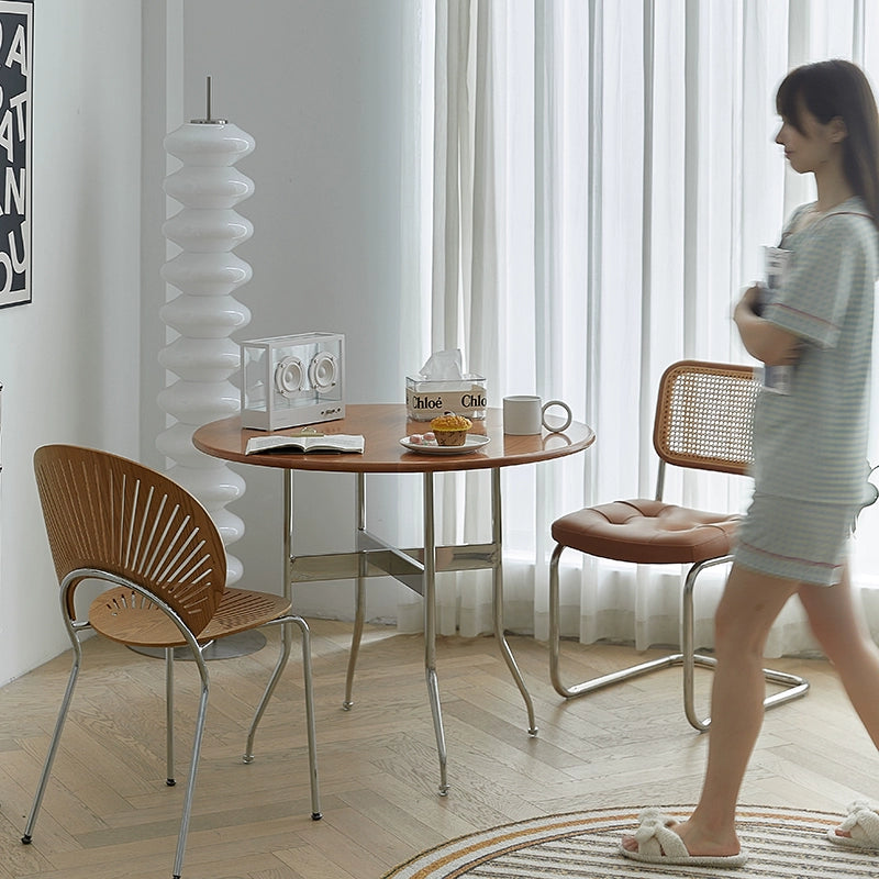 Retro Massivholz Esstisch Haushalt Kleine Wohnung Esstisch Nordischen Stil Runder Tisch Japanischen Einfache 