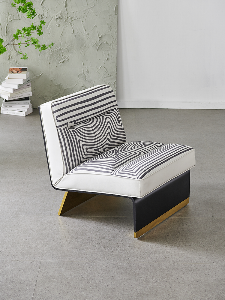 Italian Light Luxury Minimalist Sofa Baxter Designer Chair Creative Home Living Room Bedroom Single Leisure Chair