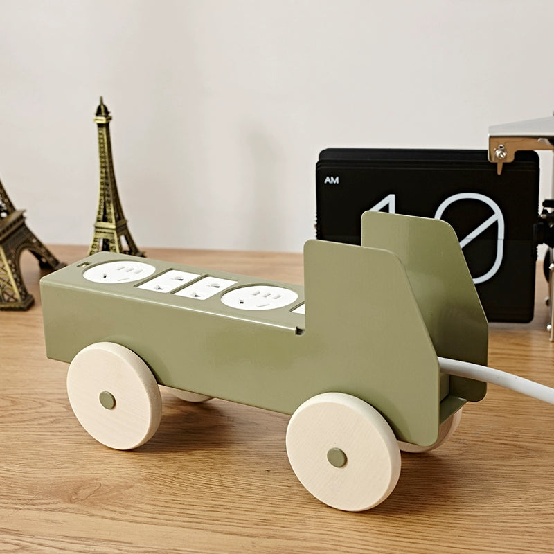 Steckdose Dekorative Trolley Hause Kreative Büro Desktop Personalisierte Ins Ornament Gute Power Streifen Lagerung 