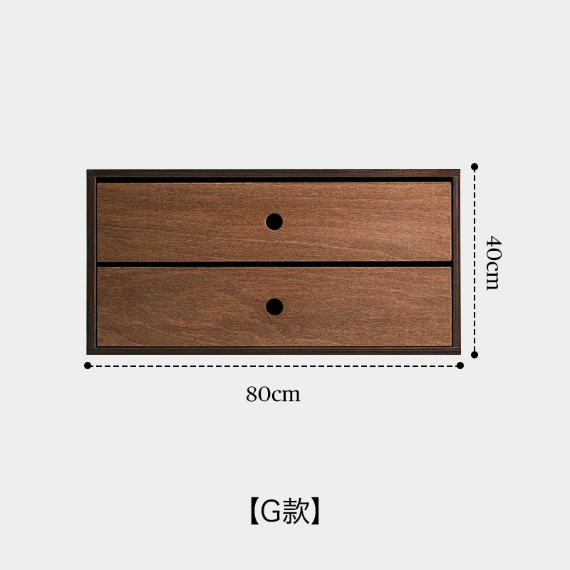 Esszimmer-Seitenschrank-Kombination Massivholzschrank Mittelalter-Lagerschrank Marine-Panel TV-Schrank Lagerboden Bücherregal