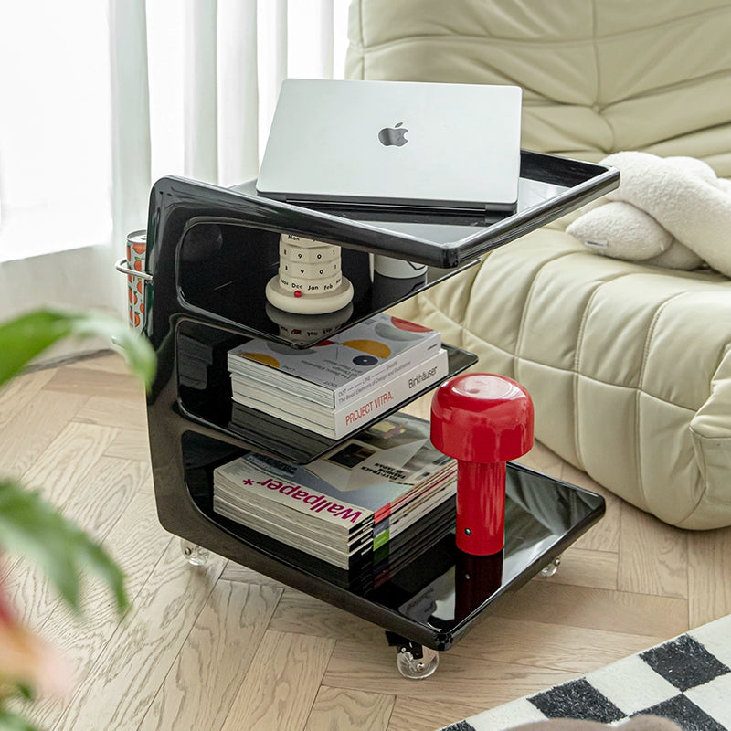 Wohnzimmerwagen Mobiles Regal Einfache Sofaseite Mehrere Internet-Berühmtheits-Speicher-Nachttisch 