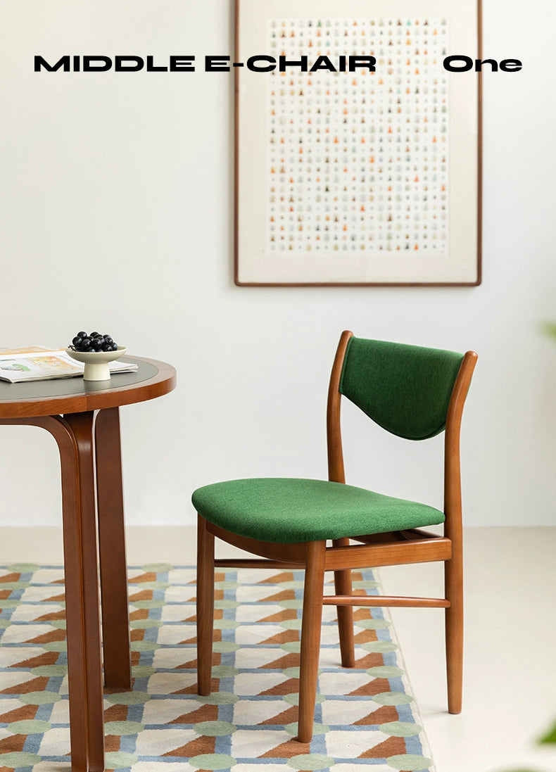 Mittelalterlichen massivholz esszimmerstuhl haushalt licht luxus high-end-stuhl designer freizeit zurück stuhl weiche tasche 