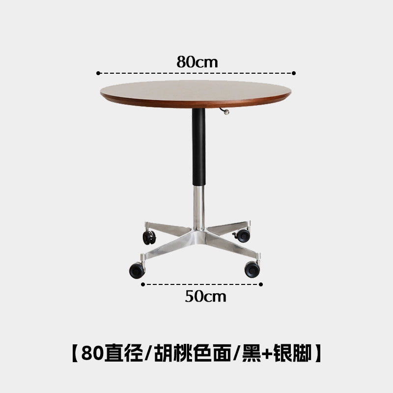 Heben retro kaffee tisch einfache kleine wohnung kaffee tisch kleine runde tisch abnehmbare büro computer tisch 