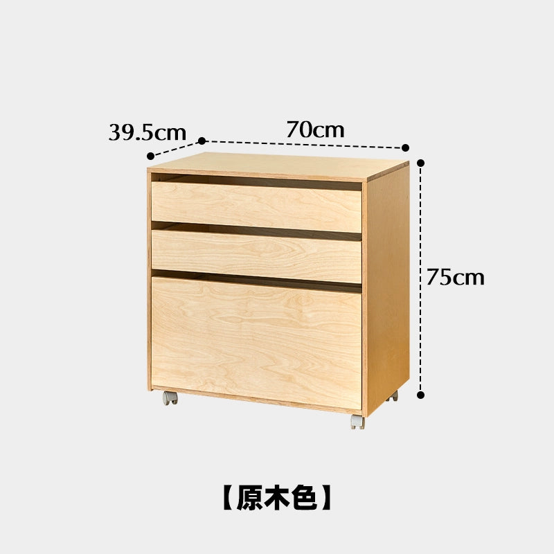 Massivholz-Aufbewahrungsschrank, mobiler Ozeanbrett-Holz-Wind-Aufbewahrungsschrank, mittelalterlicher Schlafzimmer-Nachttisch 