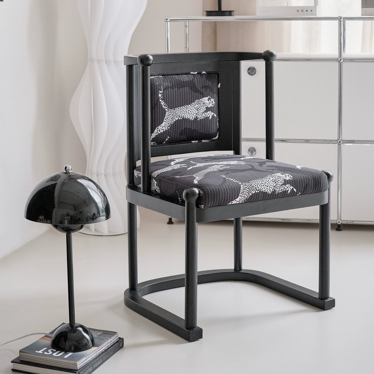 Leopard Leopard Stuhl Designer Massivholz Esszimmerstuhl Französisch mittelalterlichen Esstisch Stuhl Sessel Home High Sense 