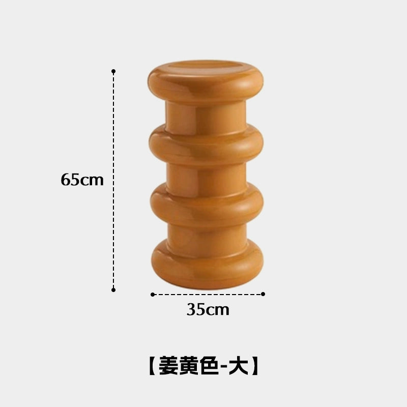 Kleiner Hocker aus Kunststoff, mittelalterlicher Schuhhocker, Designer, kreativer Couchtischhocker, robuster und langlebiger niedriger Hocker für den Haushalt 