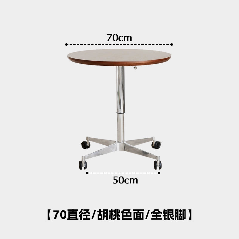 Heben retro kaffee tisch einfache kleine wohnung kaffee tisch kleine runde tisch abnehmbare büro computer tisch 
