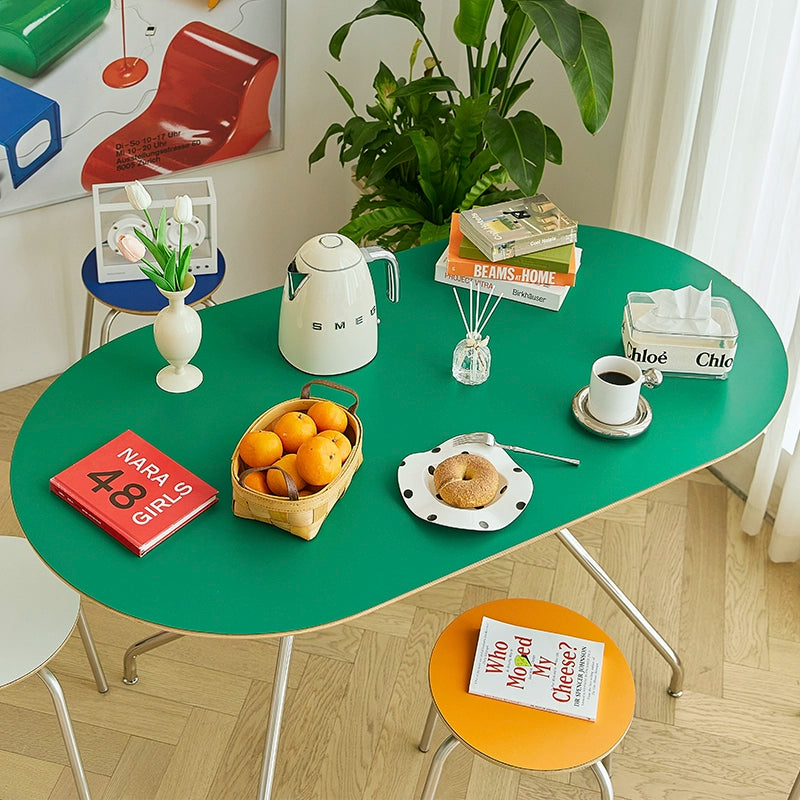 Mittelalterlichen grünen tisch vintage massivholz esstisch home computer büro schreibtisch Ins Popularins 