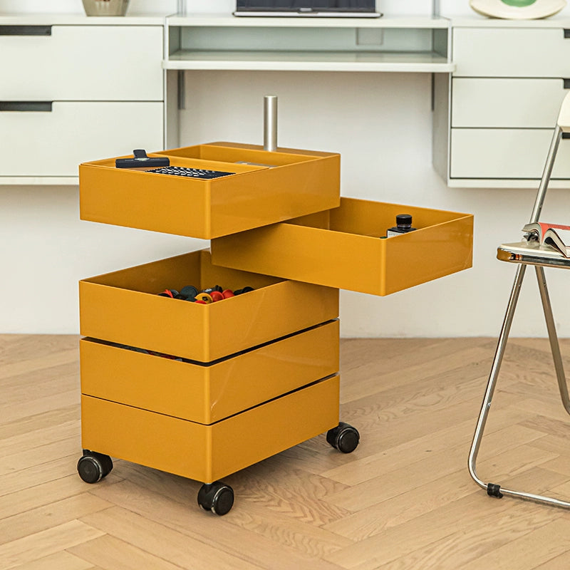 Mehrschichtiger Lagerschrank, drehbar, abnehmbar, Ins Popularins Wind, Nachttisch, Kosmetikschrank, einfach 