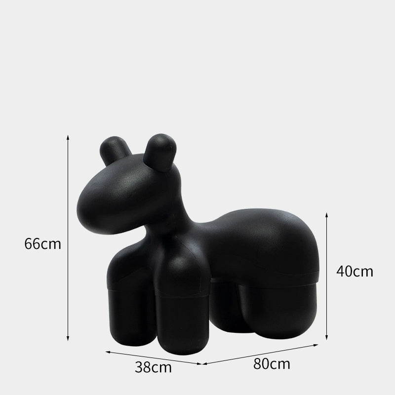 Pony Stuhl Cartoon Kinder Niedriger Hocker Kreative Tier Schuhwechselhocker Internet Prominente Ins Nordic Hocker Hause 