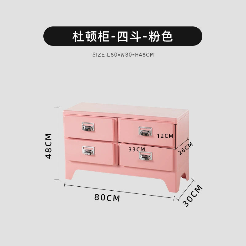 Kommode im japanischen Stil, Retro-Sofa-Seitenschrank, nordischer Stil, kreative Schlafzimmerschublade, Nachttisch 