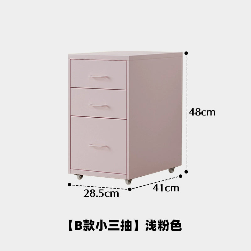 Mobiler Lagerschrank Cremefarbener Wind einfacher Truhenschrank aus Schmiedeeisen Home Schlafzimmer Nachttisch Dopamin kreativ 