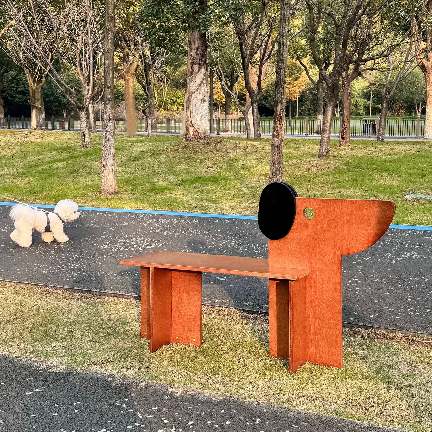 Puppy Bench Kreativer Doppelstuhl Massivholz Mittelalterlicher Nachttischhocker Kunststudio Schuhwechselhocker Freizeit 