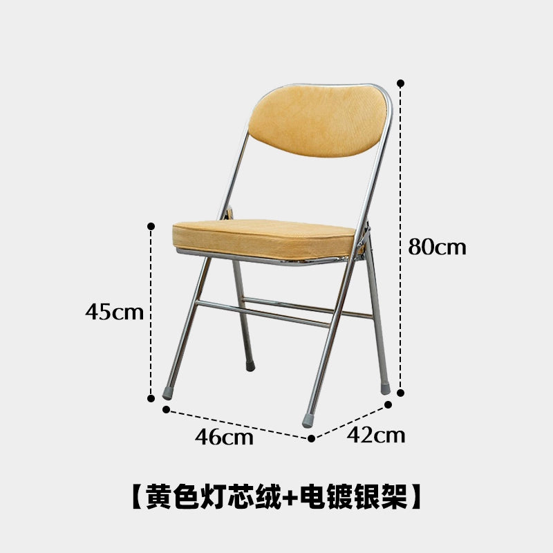 Retro restaurant stuhl antike cord klappstuhl Ins Popularcafe alten rückenlehne esszimmerstuhl 