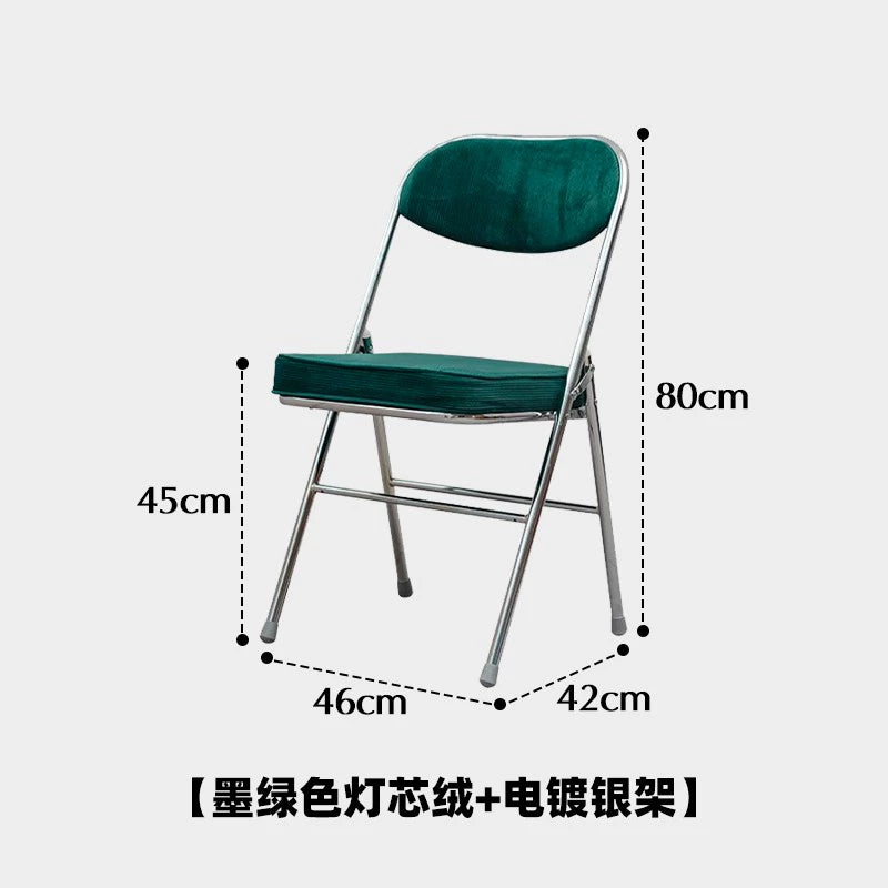 Retro restaurant stuhl antike cord klappstuhl Ins Popularcafe alten rückenlehne esszimmerstuhl 