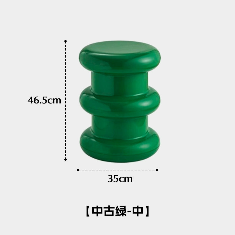 Kleiner Hocker aus Kunststoff, mittelalterlicher Schuhhocker, Designer, kreativer Couchtischhocker, robuster und langlebiger niedriger Hocker für den Haushalt 