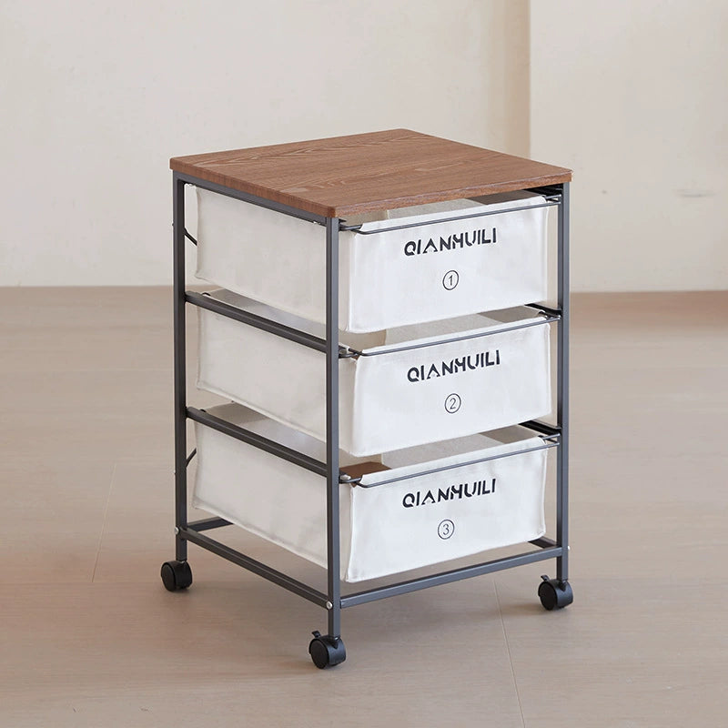 Industrial Style Drawer Type Storage Cabinet Mobile Medieval Shelf Under Table Storage Cabinet Japanese Trolley