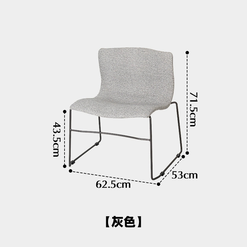 Nordic Creative Dining Chair Simple Soft Bag Back Chair Home Retro Coffee Shop Ins PopularLeisure Chair 