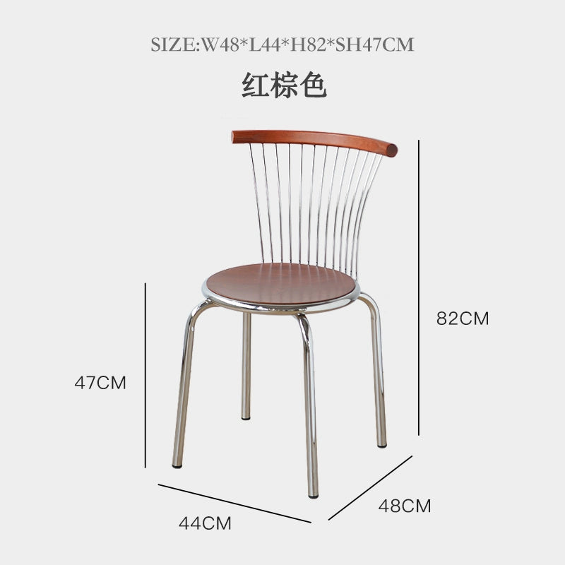 Retro Esszimmerstuhl Massivholz Nordischer Industriestil Rückenlehnenstuhl Ins Designer Café Verhandlungsstuhl 