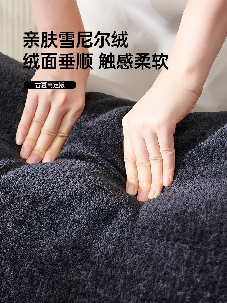 Petal Sofa Minimal Large Flat-floor Villa Designer Special-shaped Curved Corner High-end Chenille Fabric Sofa