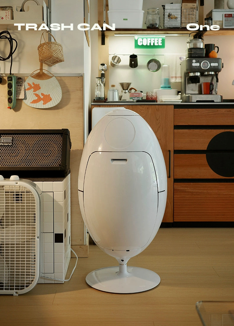 Dinosaurier-Eiersortier-Mülleimer mit Deckel, großes Fassungsvermögen, Küche, kreatives Bodenornament-Design, fortschrittlicher Sinn 