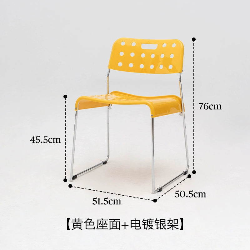 Koreanischer Höhlenstuhl, mittelalterlicher Esszimmerstuhl, lässiger Stuhl mit Kunststoffrücken, Ins Popularins Empfangsverhandlungsstuhl 