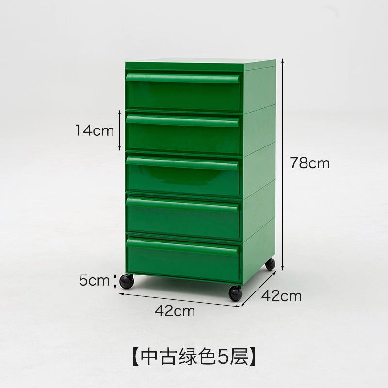 Mehrschichtiger Schlafzimmerschrank Internet-Promi-Nachttisch Ins Wind Antiker Lagerschrank Kleiner mobiler Schrank 