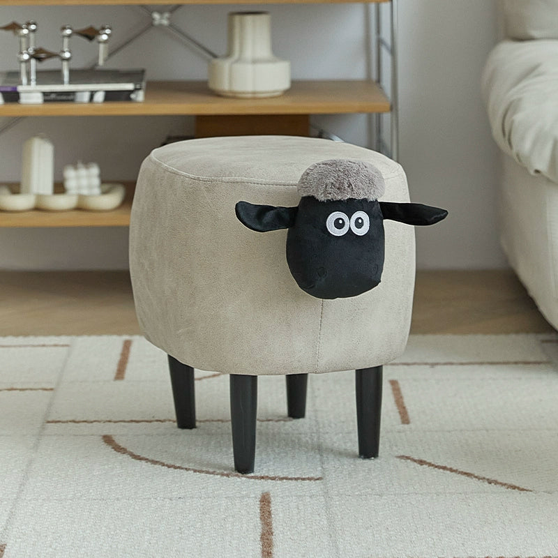 Lamb Sean Niedriger Hocker Kann Verstaut Werden Bank Haushalt Kinder Schuhwechsel Tierhocker Kreativer Kleiner Stuhl 