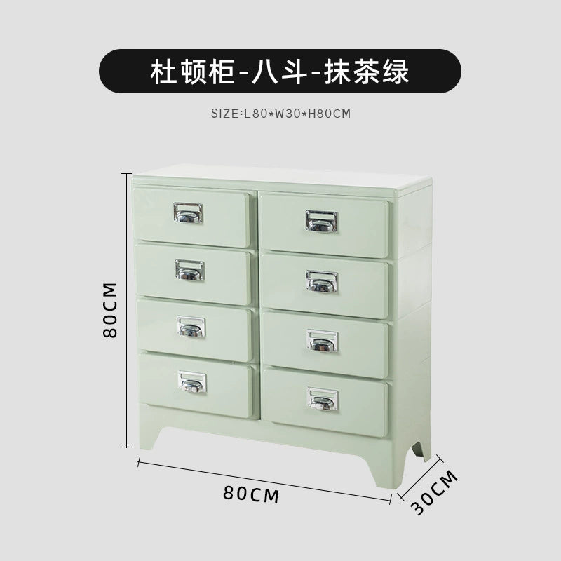 Kommode im japanischen Stil, Retro-Sofa-Seitenschrank, nordischer Stil, kreative Schlafzimmerschublade, Nachttisch 