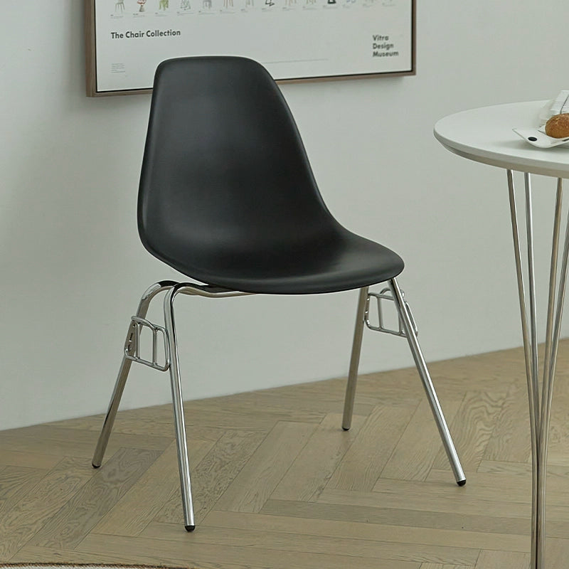 Eames Stuhl Mittelalterlicher Designer Esszimmerstuhl Ins Popularins Einfacher Stuhl mit Rückenlehne 