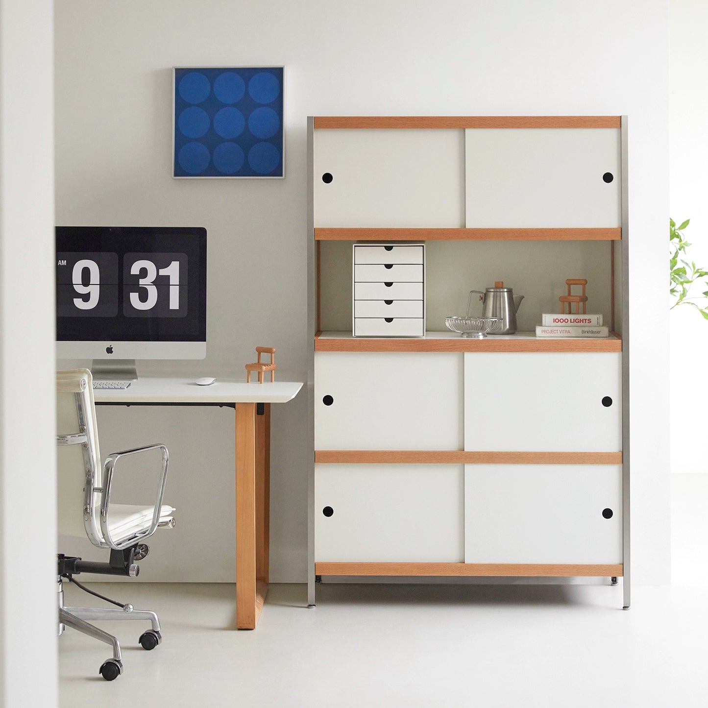 Massivholz Esszimmer Side Schrank an der Wand Locker Licht Luxus High-End Wohnzimmer Kombination Lagerregal Retro 