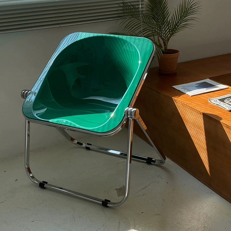 Kreative Acryl Transparent Klappstuhl Ins Wind Cafe Moderne Minimalistischen Outdoor Metall Stuhl 