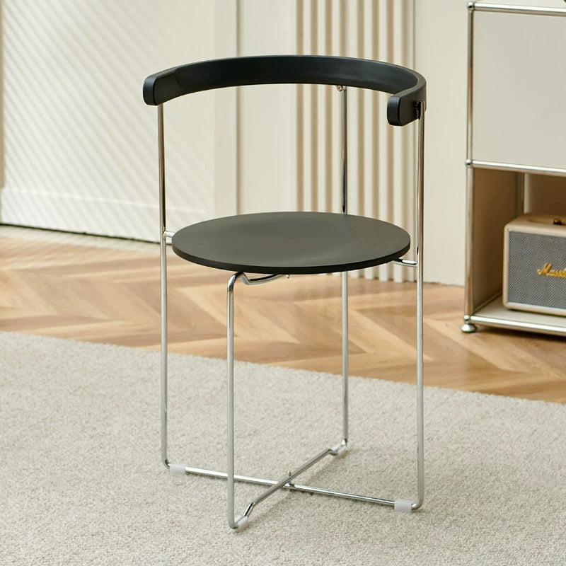 Klapp esszimmer stuhl einfache Nordic retro massivholz stuhl haushalt kleine wohnung Ins Popularleisure schreibtisch stuhl 