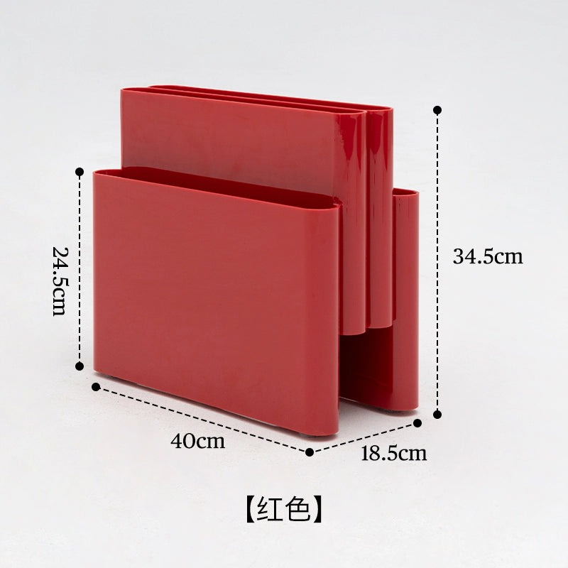 Mittelalterlicher Zeitschriftenständer Internet-Prominente Ins Wind kleines Bücherregal Koreanischer Blogger mit dem gleichen Retro-Dekorationsbücherregal 