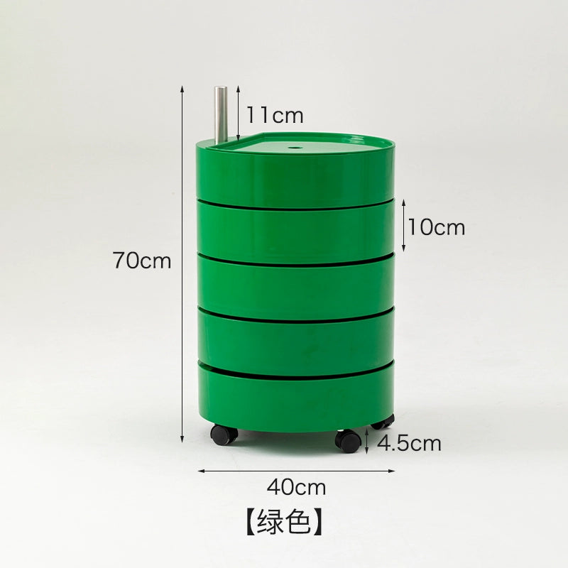 Beweglicher Lagerschrank, drehbarer Schließfach, Nachttisch, leichtes Luxus-Schlichtes, modernes Internet-Promi-Ins 