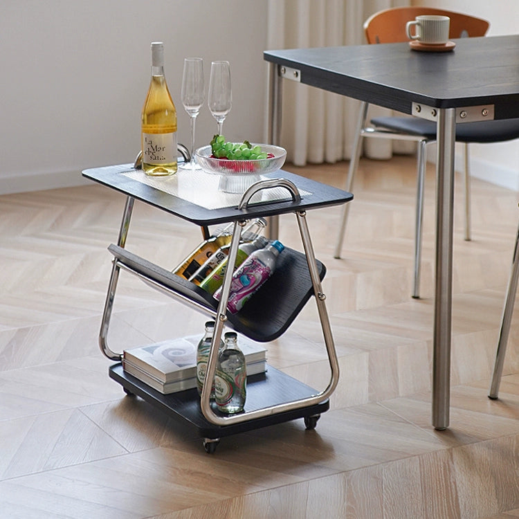 Massivholzwagen Kleine Seite Paar Nordic Kreative Bewegliche Kleine Kaffee Tisch Mittelalterlichen Ins Wind Sofa Ecke Paar 