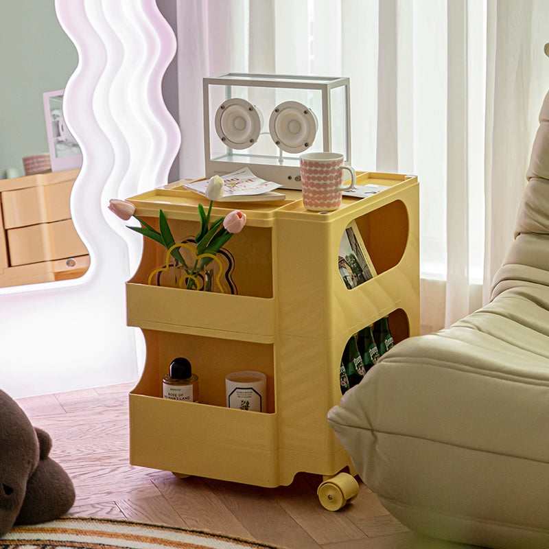 Nordic schlafzimmer nachttisch haushalt wohnzimmer mobilen warenkorb sofa seite schrank ins Ins Popularcream wind lagerung schrank 