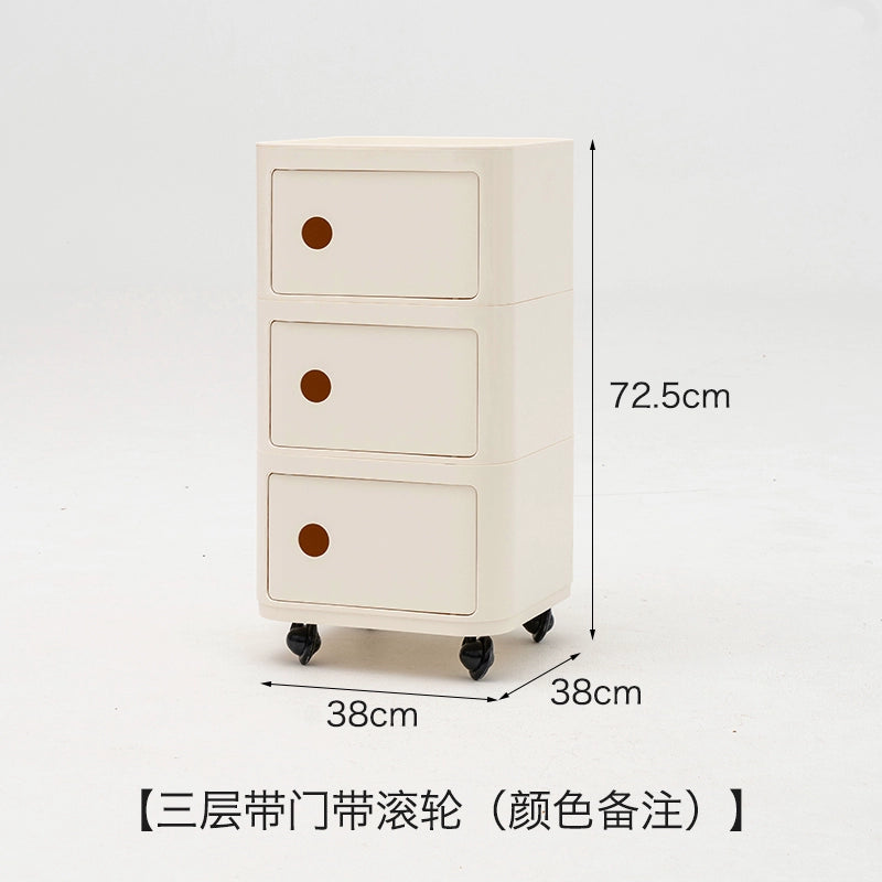 Beweglicher Nachttisch Einfacher mittelalterlicher Lagerschrank Ins Popularins Windregal Kleine Wohnung Seitenschrank 