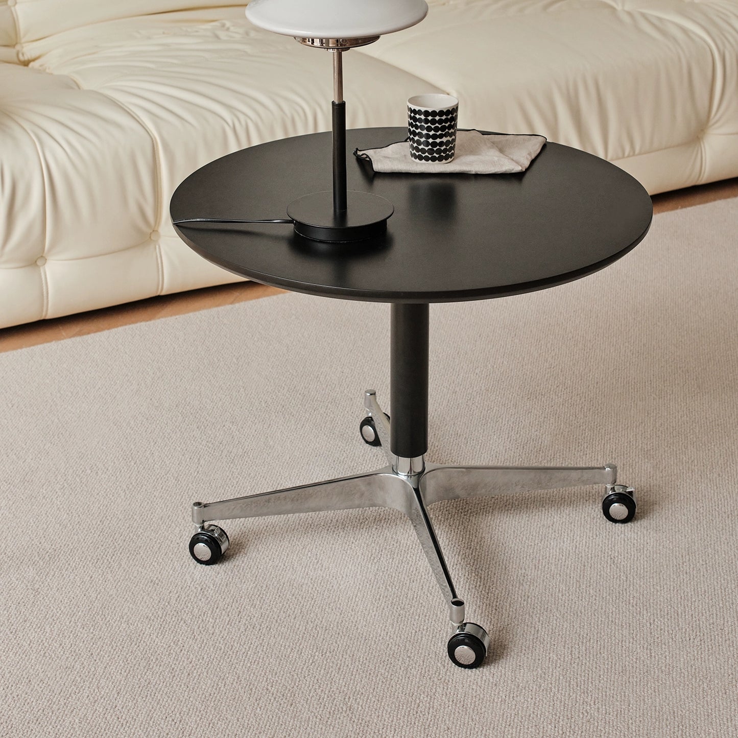 Heben retro kaffee tisch einfache kleine wohnung kaffee tisch kleine runde tisch abnehmbare büro computer tisch 