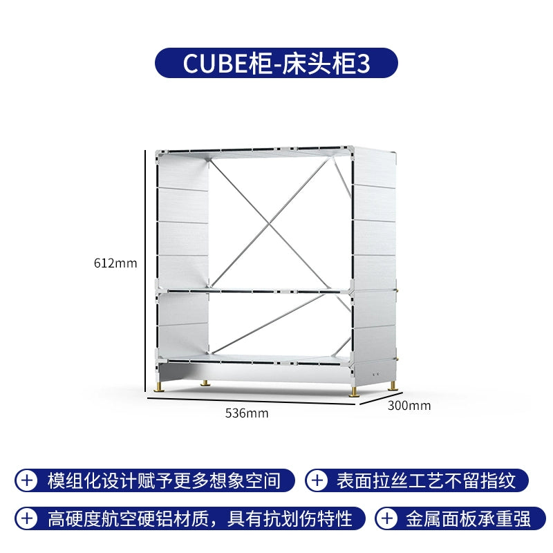 Koreanische Ins Wind Nachttisch Display Rack Fahrrad Lagerung Schrank Modul Kombination Dining Side Schrank Lagerung Metall Moderne 