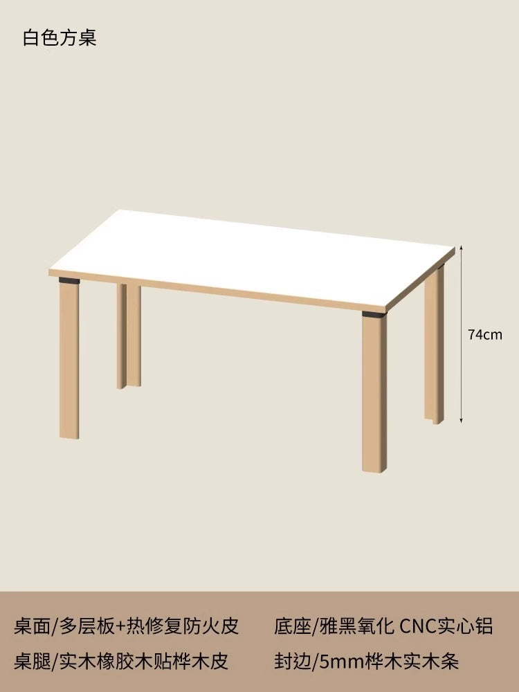 Massivholz Esstisch Haushalt mittelalterlichen einfachen Ins Schreibtisch Nordic Verhandlung kleine Wohnung runden Tisch Ideen 